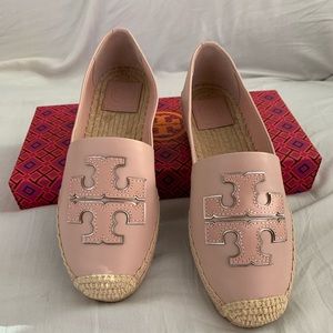 Tory Burch Leather Espadrilles